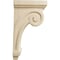 Ekena Millwork 3 1/4"W x 5"D x 9"H Scroll Corbel, Rubberwood COR03X05X09SCRW - alternate 2